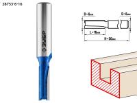 Фреза пазовая прямая D=6 , L=16, хв.8мм, (28753-6-